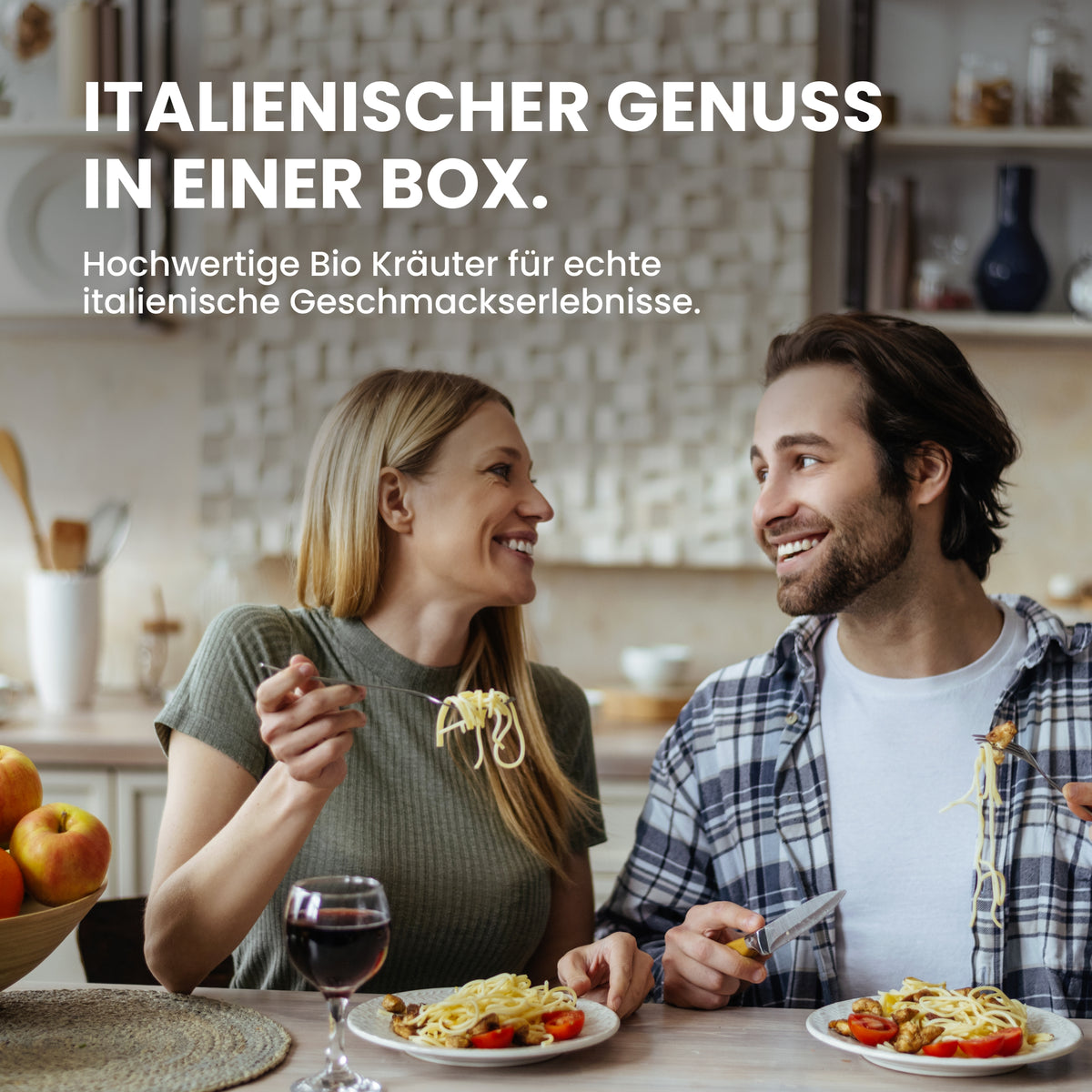 Bio Italien Geschenkbox Bella Italia – 6 italienische Kräuter & Gewürzmischungen inkl. Rezepten – Premium Geschenkset für Italien-Fans & Hobbyköche
