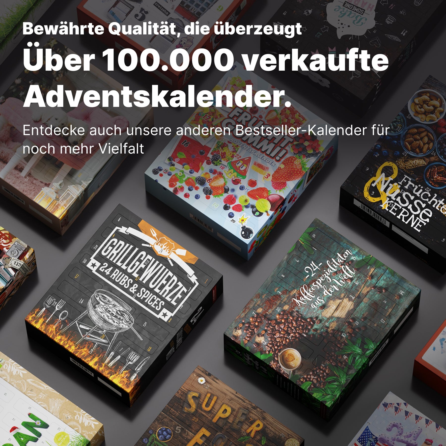 BOXILAND® BIO BBQ Adventskalender 2025 – 24 Premium-Gewürze für Grillfreunde | Edler Weihnachtskalender für Männer, Barbecue-Fans & Genießer | Geschenk zu Weihnachten