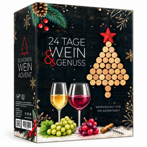 BOXILAND® Wein Adventskalender 2026 – 24 Weine 0,25 l Rotwein Weißwein Rosé