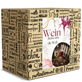 BOXILAND® Wein Geschenk Set [ERSTKLASSIGES WEINPROBE SET] - Weingeschenke für Frauen & Männer - Weinset Geschenk - Rotweine & Weißweine Set Geschenkbox - Wine Tasting Set Weinpaket Box (12x0,25l)