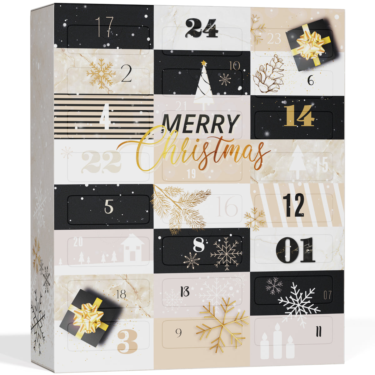 BOXILAND® Bio Adventskalender „Gesund durch den Winter“ – 24 × Superfoods, Kräuter & Tees – Gesunder Weihnachtskalender 2025 – Handverpackt in DE