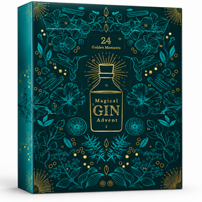 BOXILAND® Gin Adventskalender 2026 mit 24 Sorten à 0,02 l Gin-Tasting