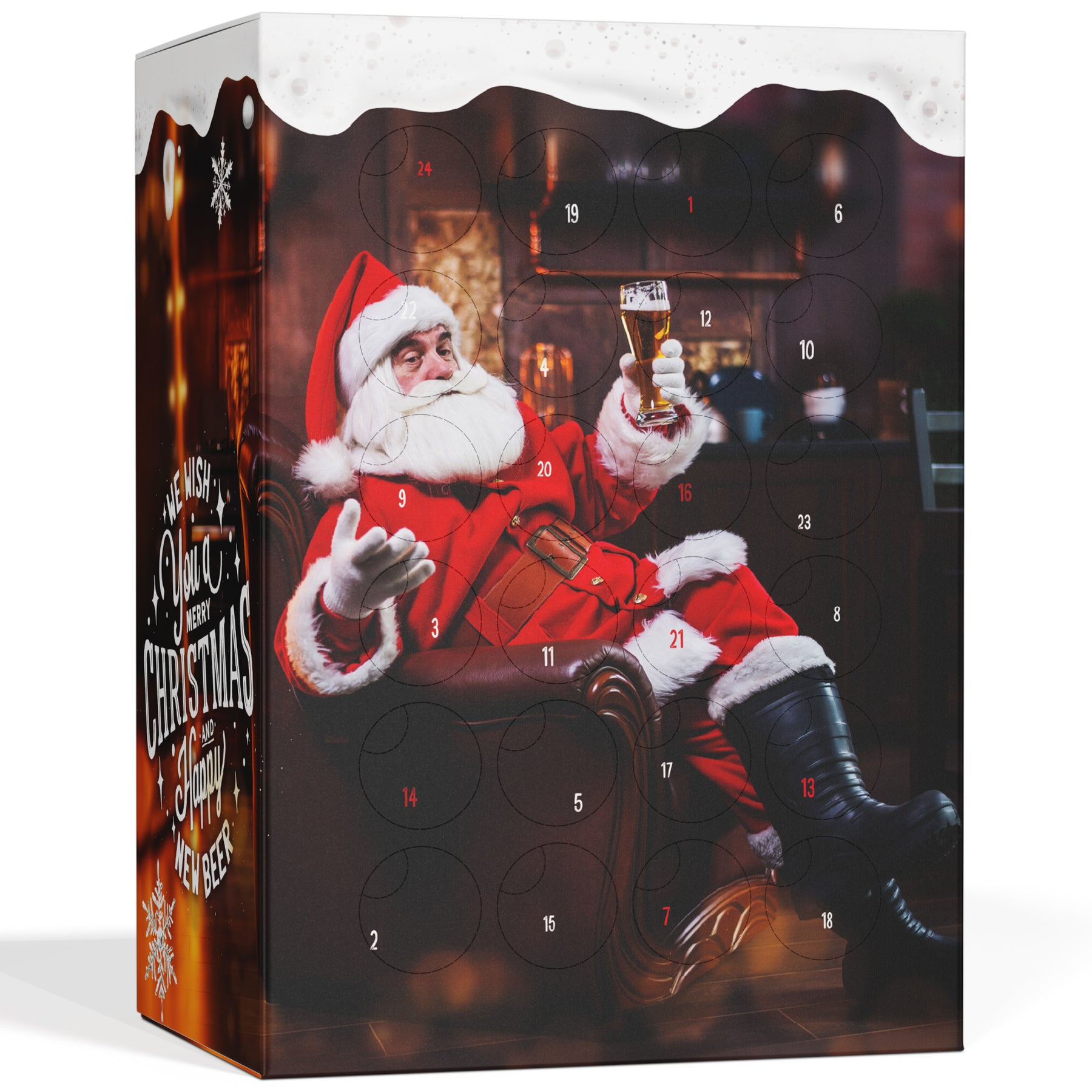 BOXILAND® Bier Adventskalender 2026 – 24 Biere international 0,33 l Bierset