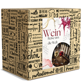 BOXILAND® Wein Geschenk Set [ERSTKLASSIGES WEINPROBE SET] – Weingeschenke für Frauen & Männer – Weinset Geschenk – Rotweine & Weißweine Set Geschenkbox – Wine Tasting Set Weinpaket Box (6x0,25l)
