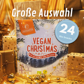 BOXILAND® Vegan Christmas Adventskalender 2026 – 24 vegane Bio-Schokosnacks
