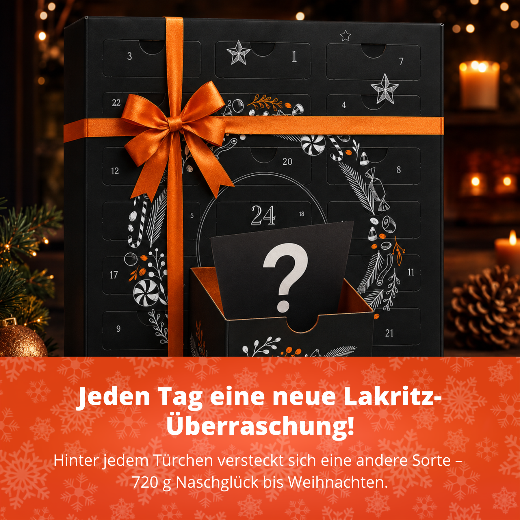 BOXILAND® Lakritz Adventskalender 2026 mit 24 Sorten süß & salzig