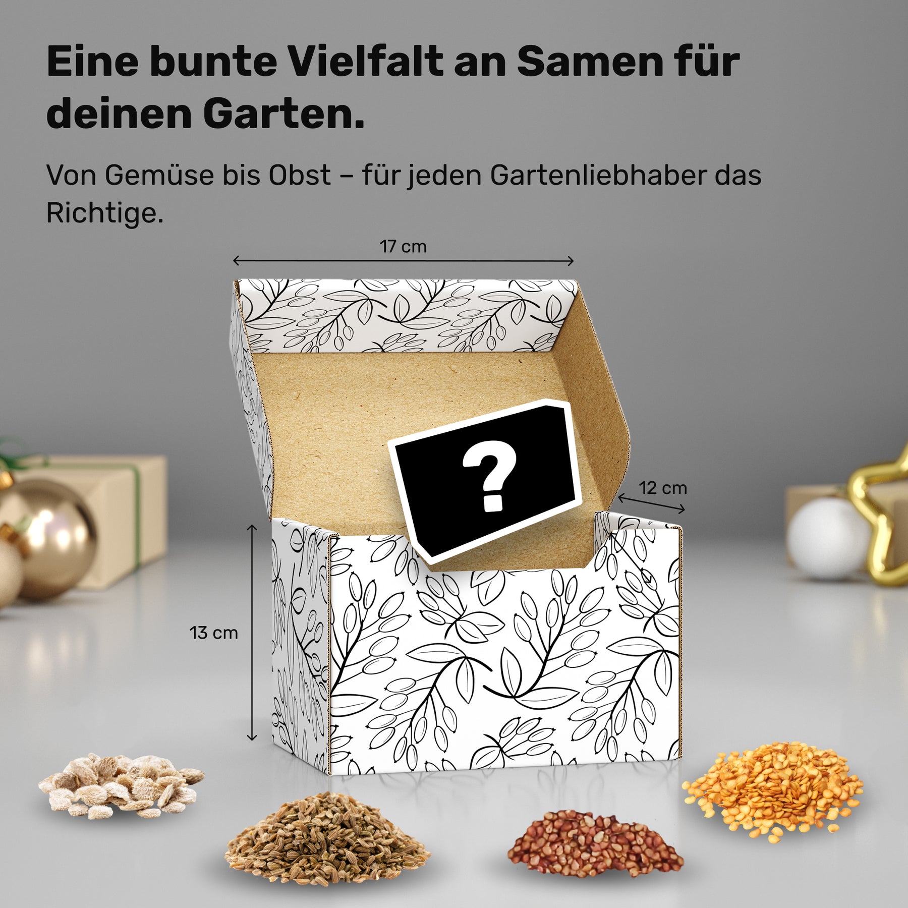 BOXILAND® Saatgut Adventskalender 2025 [24 SORTEN GEMÜSE, KRÄUTER, OBST] – Adventskalender 2025 Saatgut Garten – Adventskalender Samen 2025 Pflanzen – Adventskalender für Gartenfreunde und Gärtner