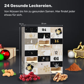 BOXILAND® Bio Adventskalender „Gesund durch den Winter“ – 24 × Superfoods, Kräuter & Tees – Gesunder Weihnachtskalender 2025 – Handverpackt in DE