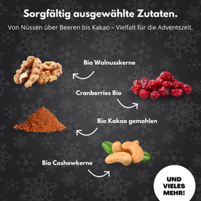 BOXILAND® Gesund durch den Winter Adventskalender 2026 Bio Kräutertee Nüsse