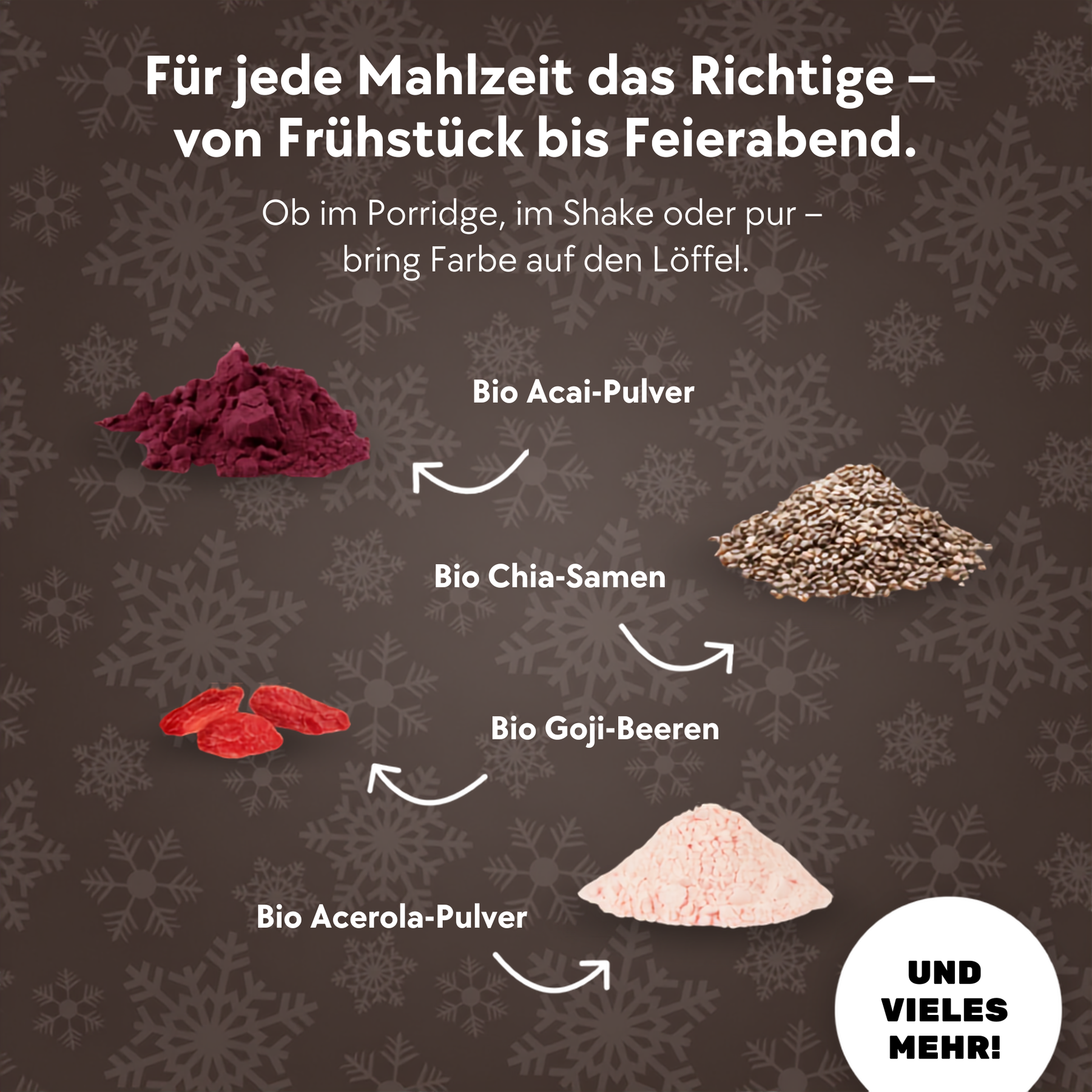 BOXILAND® Superfood Adventskalender 2026 Bio 24 Sorten Acai Chia Spirulina