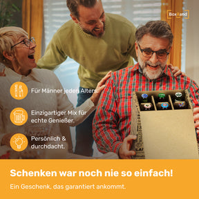 BOXILAND® Bier Geschenk Probierset [INKL. BIER-BROSCHÜRE] – Bier Set Bier Tasting – Bier Probierset besonderes Bier – Biertasting Bier Geschenke für Männer – Geschenk Biere aus aller Welt (6 × 0,33l)