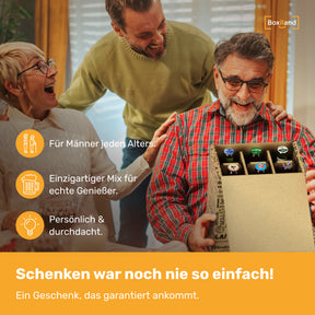 BOXILAND® Bier Geschenk Probierset [INKL. BIER-BROSCHÜRE] – Bier Set Bier Tasting – Bier Probierset besonderes Bier – Biertasting Bier Geschenke für Männer – Geschenk Biere aus Deutschland (6 × 0,33l)