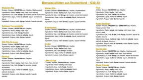 12 Bier Spezialitäten aus Deutschland (Die besten deutschen Biere) als Probierpaket zum Verschenken in Geschenkverpackung 12 x 0,33l / romantisches Weihnachtsgeschenk Geschenk für Freund Ihn Mann Männer