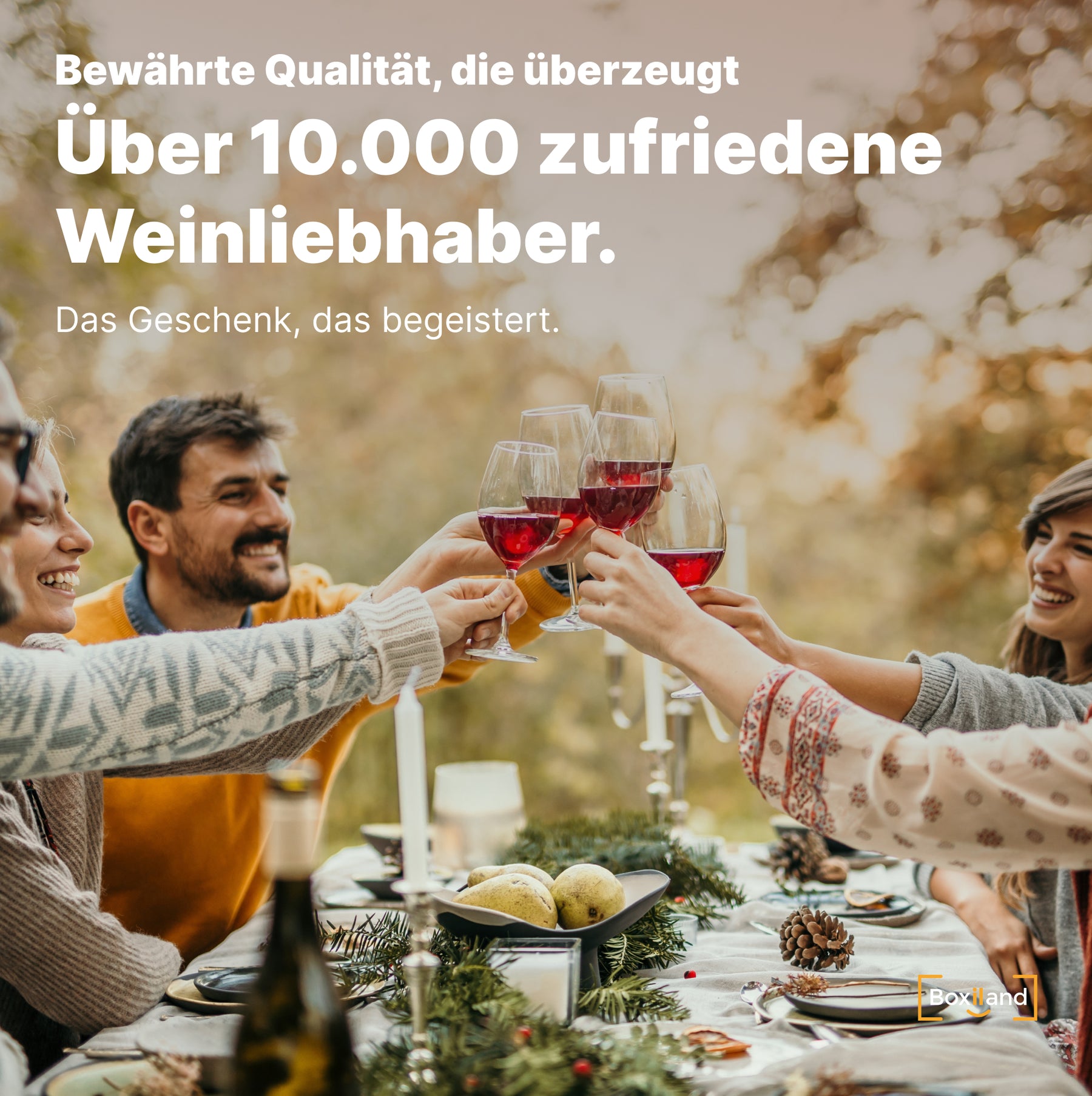 BOXILAND® Wein Geschenk Set [ERSTKLASSIGES WEINPROBE SET] - Weingeschenke für Frauen & Männer - Weinset Geschenk - Rotweine & Weißweine Set Geschenkbox - Wine Tasting Set Weinpaket Box (12x0,25l)