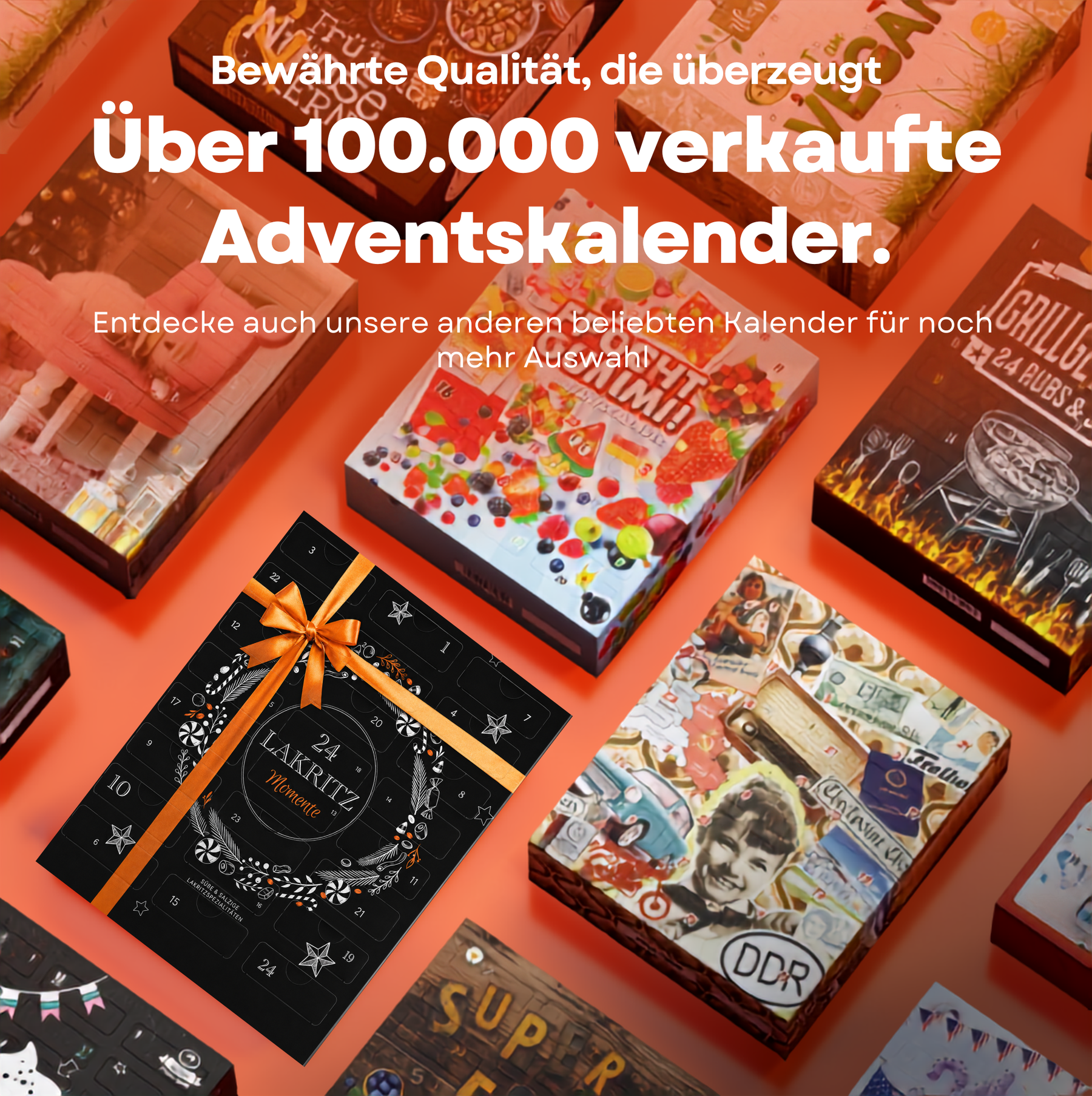 BOXILAND® Lakritz Adventskalender 2026 mit 24 Sorten süß & salzig