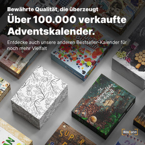 BOXILAND® Saatgut Adventskalender 2025 [24 SORTEN GEMÜSE, KRÄUTER, OBST] – Adventskalender 2025 Saatgut Garten – Adventskalender Samen 2025 Pflanzen – Adventskalender für Gartenfreunde und Gärtner