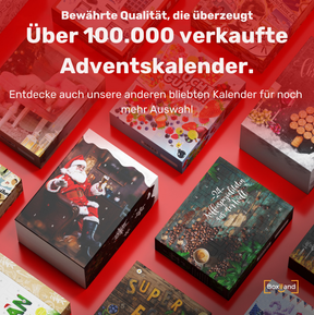 BOXILAND® Bier Adventskalender 2026 – 24 Biere international 0,33 l Bierset