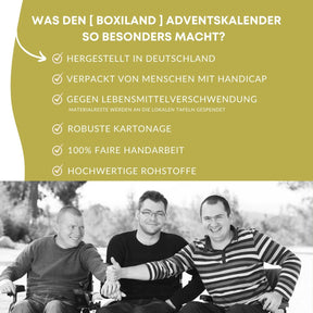 Adventskalender 2024 mit gesunden Snacks