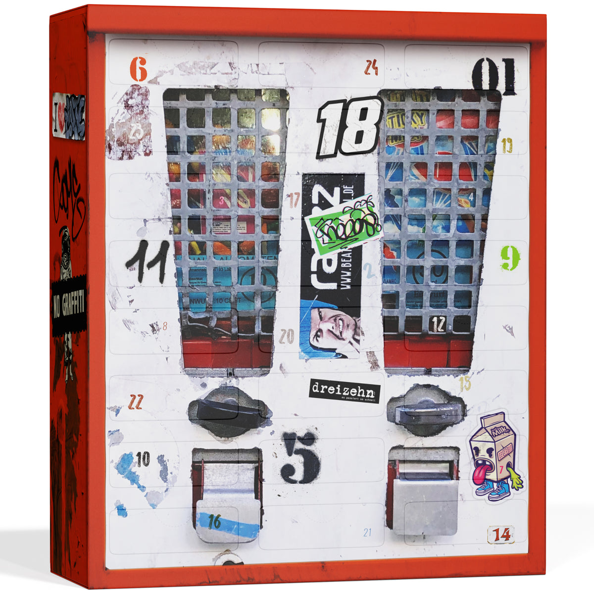 Nostalgie Adventskalender Süßigkeiten 2024