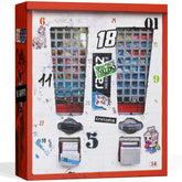 BOXILAND® Nostalgie Adventskalender Süßigkeiten [RETRO VINTAGE] – Adventskalender 2025 Süßigkeiten – Adventskalender Süßes naschen – Aus den 80ern, 90ern und 2000ern (24x Süßigkeiten aus der Kindheit)