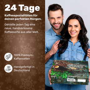 Adventskalender 2024 Kaffee mit gemahlenen Bohnen Kaffee
