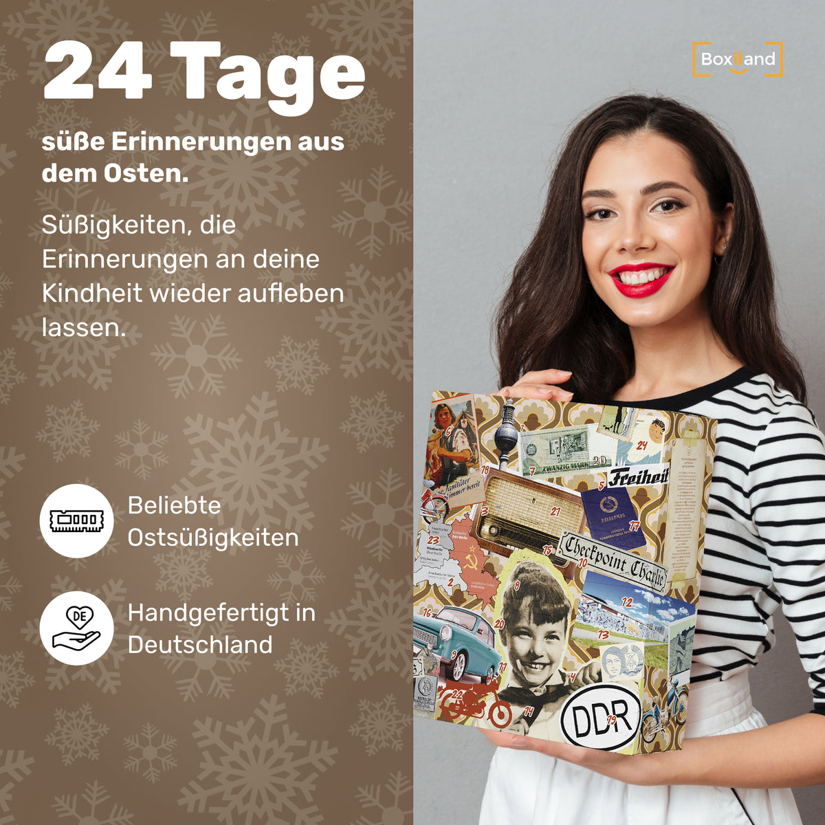 DDR Adventskalender mit 24 Ostdeutschen Produkten