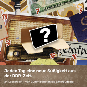DDR Adventskalender mit 24 Ostdeutschen Produkten