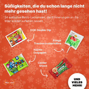 Nostalgie Adventskalender Süßigkeiten 2024