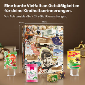 DDR Adventskalender mit 24 Ostdeutschen Produkten