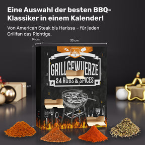 BIO BBQ Grillgewürz Adventskalender