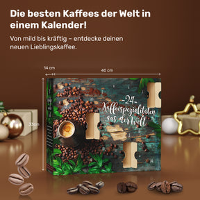 Adventskalender 2024 Kaffee mit gemahlenen Bohnen Kaffee