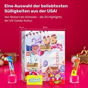 US Süßigkeiten Adventskalender 2024